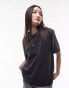 Topshop premium basic short sleeve tee in slate