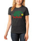 ფოტო #1 პროდუქტის Women's Christmas Elf Hat Premium Blend Word Art Short Sleeve T-shirt