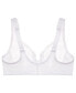 Women's Full Figure Plus Size Wonderwire Front Close Stretch Lace Bra