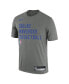 Фото #3 товара Men's Heather Gray Dallas Mavericks 2023/24 Sideline Legend Performance Practice T-shirt