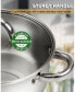 Фото #4 товара Stockpot with Lid, Basics Stainless Steel Soup Pot, 12-Quart