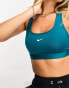 Фото #6 товара Nike Training Swoosh Dri-Fit light support bra in teal