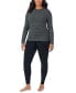 ფოტო #3 პროდუქტის Plus Size Softwear Long-Sleeve Crewneck Top