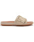 Фото #2 товара Women's Gracie Maxi-Buckle Leather Slides