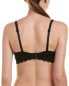 Le Mystere 170162 Womens Sophia T-Shirt Bra Underwear Solid Black Size 30C