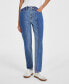 ფოტო #3 პროდუქტის Women's Two-Tone Straight-Leg Jeans, Created for Macy's