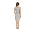 Фото #3 товара Платье женское Adrianna Papell Embellished Cap Sleeve Sheath в брачном серебре размер 2