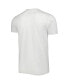 ფოტო #4 პროდუქტის Men's Ash Chicago Bulls Turbo Tri-Blend T-shirt