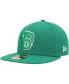 Фото #2 товара Men's Kelly Green Milwaukee Brewers Logo White 59FIFTY Fitted Hat