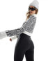 Фото #6 товара Threadbare Ski roll neck cropped jumper in monochrome