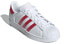 adidas originals Superstar 低帮 板鞋 女款 亮白红 / Кроссовки Adidas originals Superstar EE9151