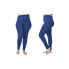 New Women's Under Control Everyday Plus-Size High-Waist Leggings 1X Navy Single