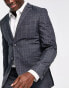 Фото #6 товара Jack & Jones Premium super slim fit check suit jacket in blue