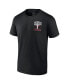 Фото #2 товара Men's Black Texas Rangers 2023 World Series Champions Signature Roster T-shirt