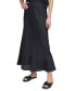 ფოტო #3 პროდუქტის Women's Pull-On Fringe-Trim Linen Skirt
