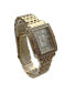 Silver Square and Rhinestones Metal Band Women Watch