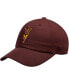 ფოტო #2 პროდუქტის Men's Maroon Arizona State Sun Devils Trident Logo Staple Adjustable Hat