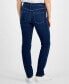 Фото #2 товара Petite Mid Rise Slim Leg Jeans, Created for Macy's