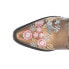 Dingo Poppy Floral Metallic Embroidery Studded Snip Toe Cowboy Womens Brown Cas 10 - фото #4