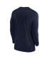 Фото #2 товара Men's Navy Arizona Wildcats 2024 Sideline Coach UV Performance Long Sleeve T-Shirt