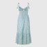 PEPE JEANS Mallory Print Sleeveless Midi Dress