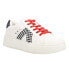 Фото #2 товара Corkys Tailgate Platform Lace Up Womens White Sneakers Casual Shoes 51-0149-BTT