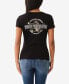 ფოტო #2 პროდუქტის Women's Short Sleeve Buddha Notched Neck Tee