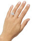Diamond Baguette & Round Ring (1/2 ct. t.w.) in Sterling Silver
