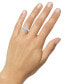 ფოტო #2 პროდუქტის Diamond Baguette & Round Ring (1/2 ct. t.w.) in Sterling Silver