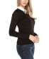 ფოტო #3 პროდუქტის Women's Embellished Point-Collar Sweater