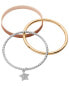 3-Pack Bangle Bracelets One Size