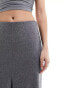 Фото #15 товара Mango tailored split front skirt on grey