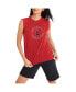 Women's Red Los Angeles Angels Madison Tri-Blend Tank Top