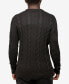 Фото #2 товара Men's Cable Knit Sweater