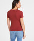 ფოტო #4 პროდუქტის Women’s Ribbed T-Shirt, XXS-4X, Created for Macy’s