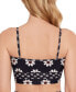 ფოტო #2 პროდუქტის Juniors' Daisy-Print Midkini Swim Top, Created for Macy's