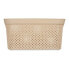 Basket Beige Plastic 10 L 24 x 17 x 35 cm