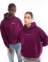 Фото #4 товара New Balance Home Again unisex hoodie in burgundy - exclusive to ASOS