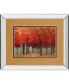 Фото #1 товара Red Forest by Asia Jensen Mirror Framed Print Wall Art, 34" x 40"