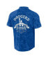 ფოტო #2 პროდუქტის Men's Darius Rucker Collection by Royal Distressed Los Angeles Dodgers Denim Team Color Button-Up Shirt