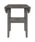 Фото #4 товара Farmhouse Round Counter Height Kitchen Dining Table With Drop Leaf And One Shelf