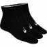 Sports Socks Asics Quarter 3PPK Black