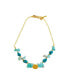 Фото #1 товара MINU Jewels women's Ain Necklace with Turquoise and Amazonite Stones