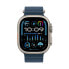 Apple Watch Ultra 2 Titan"Titan Natur 49 mm One Size (130 - 200mm) Blau GPS + Cellular