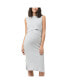 ფოტო #1 პროდუქტის Maternity Layered Knit Nursing Dress
