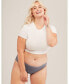 ფოტო #1 პროდუქტის Katelin Women's Plus-Size Bikini Period-Proof Panty