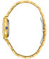 ფოტო #2 პროდუქტის Eco-Drive Mae Women's Diamond Accent Gold-Tone Stainless Steel Bracelet Watch 30mm