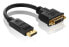Фото #2 товара PureLink PI170 - 0.1 m - DisplayPort - DVI-D - Gold - Black - Male/Female