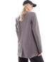 ASOS DESIGN Tall single breasted blazer in grey grau, L - EU 44-46 - фото #2