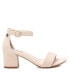 ფოტო #2 პროდუქტის Women's Block Heel Suede Sandals BG By Ivory
